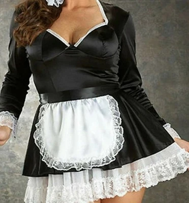 French Maid Outfit 4XL Plus Size - Image 1 of 2