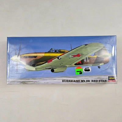 Hasegawa Hurricane Mk.IIB Red Star Airplane 1/72 Model Kit 51395 AP135 New NOS - Image 1 of 4