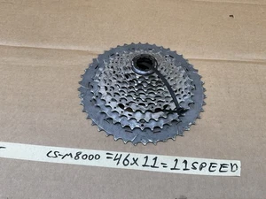 Shimano XT CS-M8000 11 Speed 11-46T Cassette In Nice Condition - Picture 1 of 8