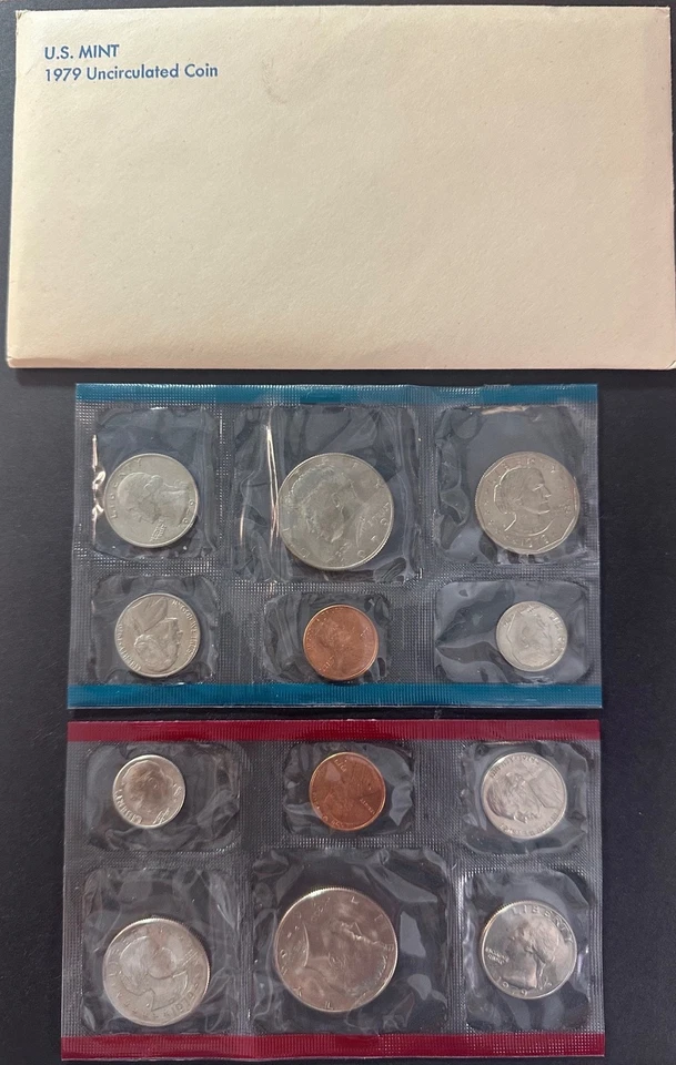 1979 US Mint 12 Coin Uncirculated Set Complete Philadelphia & Denver - Image 1 of 1