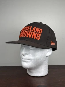 New Era 59Fifty Cleveland Browns Fitted Hat NFL Size 7 5/8 - Picture 1 of 16