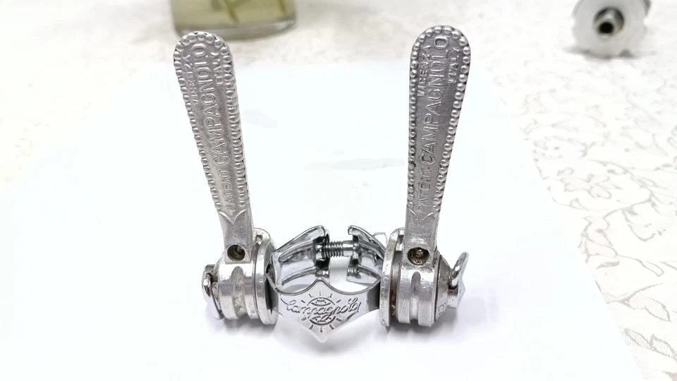 Campagnolo Downtube Shifters Super Record Clamp On  - Image 1 of 4