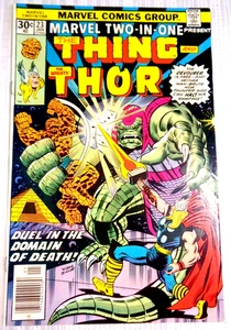 Marvel Comics Two-In-One #23 - The Thing and Thor - VF! - Picture 1 of 3