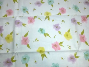 PR Vtg 60s Fieldcrest Std Pillowcases Breath Of Spring Floral 100% Cotton - Picture 1 of 12
