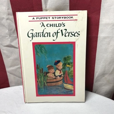 CHILD’S GARDEN OF VERSES hologram cover Puppet Storybook vtg 1969 Izawa Hijikata - Image 1 of 3