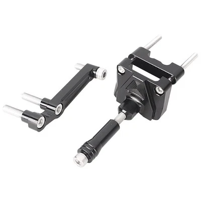 Soporte de montaje de amortiguador de dirección para Kawasaki Ninja 250R 2008 2009 2010 2011 12 Foto 1 de 4