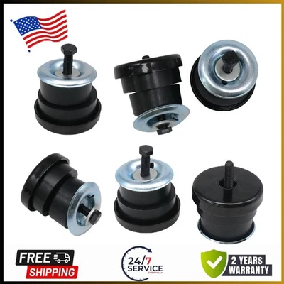 6* Body Cab Mount Bushing Kit For 1994-2004 Chevy S10 GMC Sonoma 924-180 924-181 - Image 1 of 4