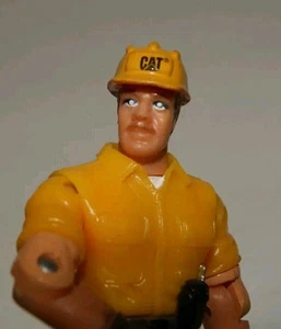 Modellino Ertl operaio edile CAT 4" vintage bruco LEGGI SCIOLTO - Foto 1 di 6