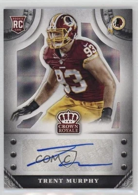 2014 Panini Crown Royale Rookie Signatures Silver Plaid /50 Trent Murphy Auto RC - Image 1 of 2