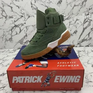 Men’s PATRICK EWING 33 HI Green | White | Gum Sneakers NWT - Picture 1 of 7