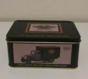 Harley Davidson 1930 Chevy Delivery Truck Dime Bank In Tin - Picture 1 of 12