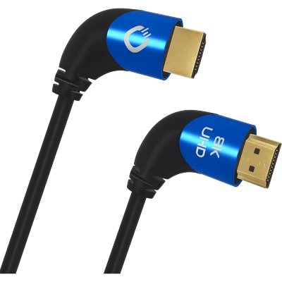 OEHLBACH Shape Magic 90 Ultra-High-Speed 2.1 HDMI-Kabel 8K 48gbits - schwarz 1m - Bild 1 von 4