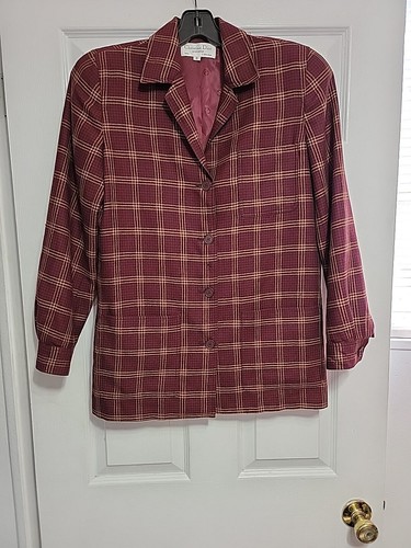 Blazer vintage da donna Christian Dior sportswear taglia 6 100% lana pura