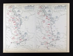 West Point WWII Map Eastern Europe German Offensive Nov 1941 Russia Ukraine Kiev - Picture 1 of 3