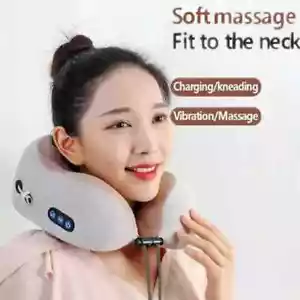 Masajeador de cuello eléctrico, almohada de masaje en forma de U, masajeador cervical y de cuello - Imagen 1 de 14