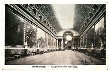 Antike bedruckte Postkarte Versailles La Galerie des Batailles Frankreich