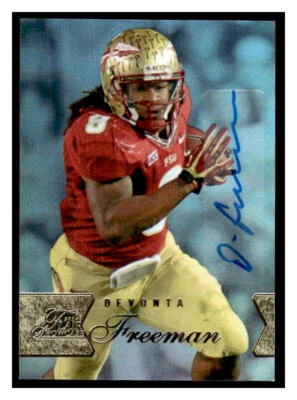 2014 Flair Showcase #140 Devonta Freeman Autographs - Image 1 of 2