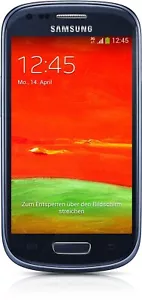 Samsung Galaxy S3 mini GT-I8200 Smartphone 4 Zoll 8 GB blau "gebraucht" - Bild 1 von 2