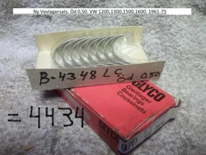 VW 1200,1300,1500,1600. 1961-75. NOS Crank Bearing Kit. Over size + 0.50 mm. - Picture 1 of 4
