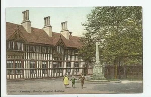 Coventry Bond's Hospital Bablake School Postcard England Vintage Unused - Picture 1 of 2