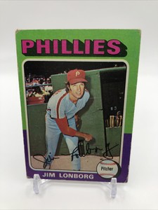 1975 Topps #94 Jim Lonborg Philadelphia Phillies 203867