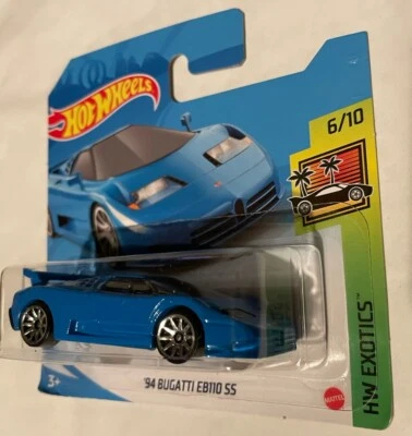 Hot Wheels 94 bugatti eb110 ss (Blue) 2021 - 224/250 6/10 HW Exotics- GRX25 - Image 1 of 2