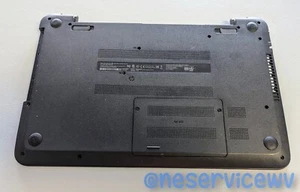 ORIGINAL HP BASE KUNSTSTOFFABDECKUNG 15-F272WM MIT LAUTSPRECHERN/LADEANSCHLUSS & UNGERADEM KABEL - Bild 1 von 2