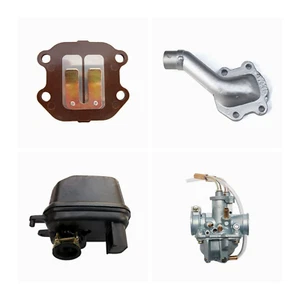Yamaha PW 50 peewee 50 PY 50 Intake Reed Valve Manifold Carby + Air Filter - Foto 1 di 8