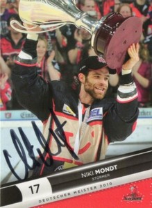 Niki Mondt * signiert * Hannover Scorpions * Deutscher Meister 2010