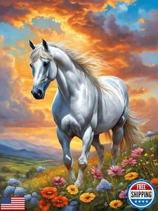 Benjenes Horse Diamond Painting Art Kits for Adults Horse 5D DIY Diamond Pain - Picture 1 of 5