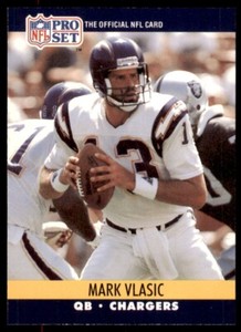 1990 Pro Set Mark Vlasic San Diego Chargers #634