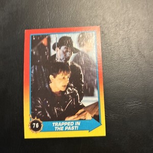 Jb9c Back To The Future 2￼ 1989 Topps #76 Trapped In The Past Michael J Fox