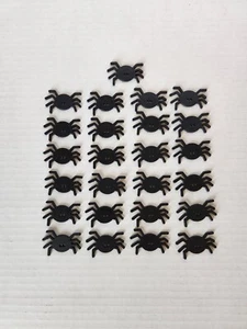 Lote 25 Botones de Halloween Araña Negra Espalda Plana 11/2" Costura Artesanal - Imagen 1 de 4