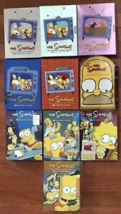The Simpsons Seasons 1 2 3 4 5 6 7 8 9 10 DVD's Lot