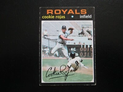Tarjeta de béisbol Cookie Rojas 1971 Topps # 118 Foto 1 de 4
