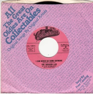 THE SHANGRI-LAS - I CAN NEVER GO HOME ANYMORE/BULL DOG- MINT REISSUE 45 - NEW - Picture 1 of 2