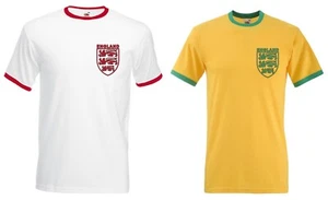 England Three Lions Retro T-Shirt - 2 Colours Available, St Georges Day, Flag - Picture 1 of 5