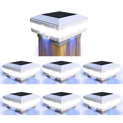 1-10er Set Solar Dachrinnenleuchten mit Lichtsensor Außenlampe Wegeleuchte Zaun  - Bild 1 von 4