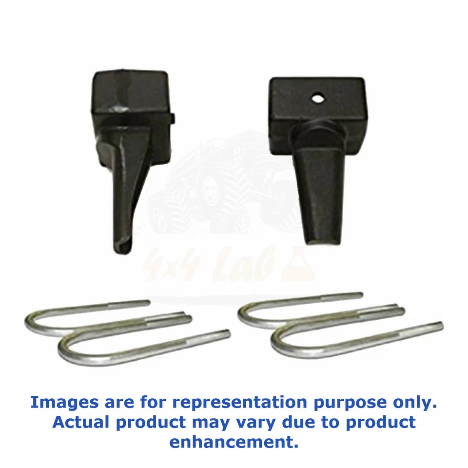 Bloque de elevación trasero Pro Comp de 2,5 pulgadas con kit de pernos en U para 73-91 Sierra # 58252 Foto 1 de 2