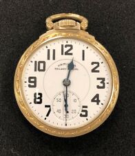 1948 Hamilton Railway Special 992B Pocket Watch 10k GF 16s 21 Jewels Serviced 1e