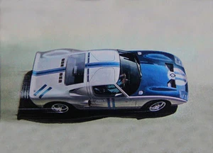 Vintage Ford GT40 1964 Le Mans 8 X 10 Art Print for Framing - No Logos - Picture 1 of 1