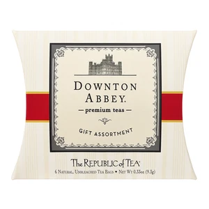 Downton Abbey Tee Sampler von Republic of Tea - 6 Beutel Gourmet Kissenbox - Bild 1 von 2