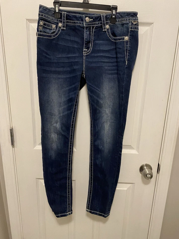 Pantalones de mezclilla ajustados para mujer talla 30 Miss Me "Hailey" estilo No: M3213S Foto 1 de 4