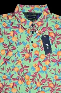 William Murray Golf Polo Shirt Uomo Large Thats A Peach Nuova - Foto 1 di 8