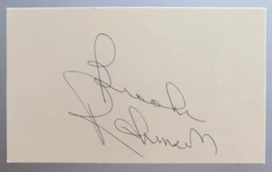 Brooks Robinson Hand-Signed Index Card - Picture 1 of 1