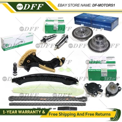 Kit tensor cadena distribución y árbol de levas para Mercedes C250 M271 W204 W212 1.8T L4 Foto 1 de 4