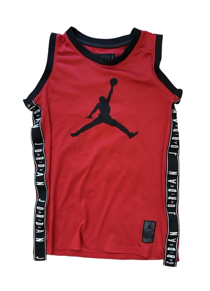 Nike Air Jordan #23 Youth Basketball Jersey Size XL 13-15 Years Old Red Black - Image 1 of 4