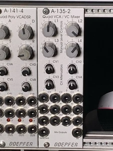 Doepfer A-135-2 Quad VCA Mixer Eurorack Synth Module Classic Aluminum - Picture 1 of 1