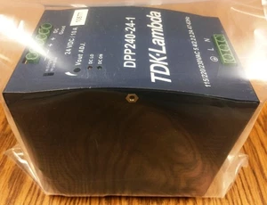 TDK Lambda DPP240-24-1, 115-230VAC, 24VDC, 10A 240W Power Supply - Picture 1 of 14