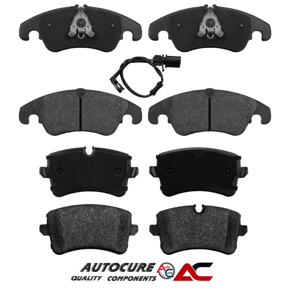 FOR AUDI A6 2.0 TDI 2011-2018 FRONT & REAR BRAKE PADS & WEAR SENSORS - Image 1 of 1